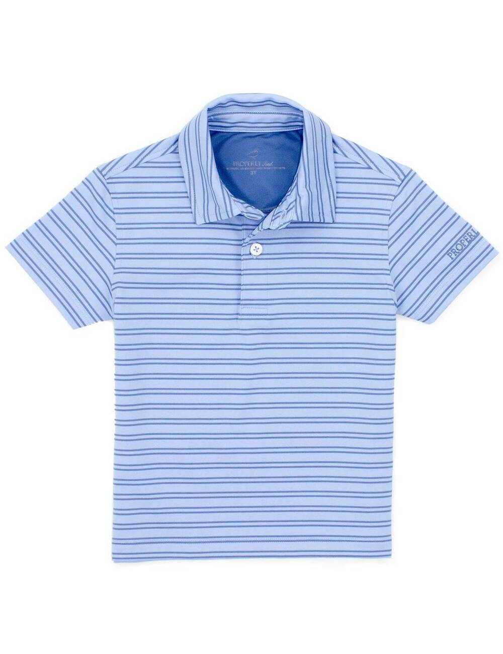 NEW PROPERLY TIED boys par polo shirt in gulf